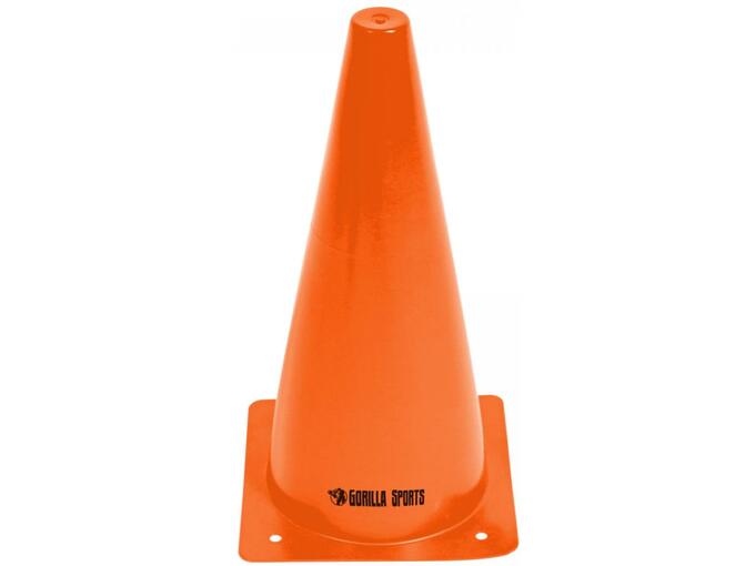 GORILLA SPORTS Set od 10 čunjeva za trening (30 cm / Narandžasti)