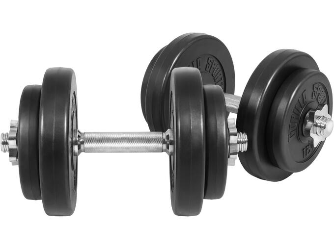 GORILLA SPORTS Set od 2 podesive bučice ukupno 20 kg