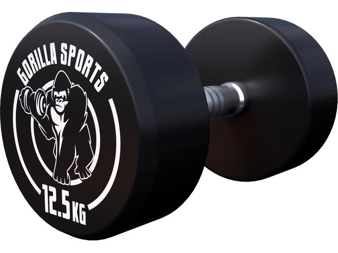 GORILLA SPORTS Okrugla gumirana bučica (12,5 kg)