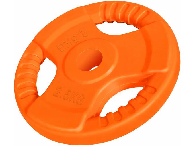 GORILLA SPORTS Gumirani teg (2,5 kg / Narandžasti)
