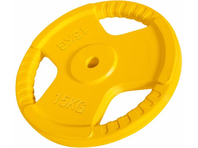 GORILLA SPORTS Gumirani teg (15 kg / Žuti)