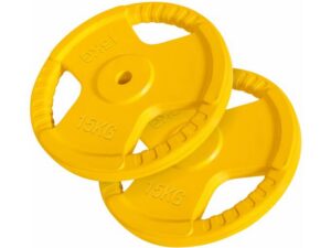 GORILLA SPORTS Set gumiranih tegova (2 x 15 kg)