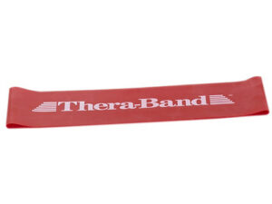Thera Band Elastična traka za vežbanje Loop 7.6 x 20.3cm crvena